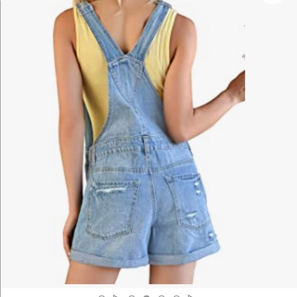 Distressed Overalls - Picture 2 of 7